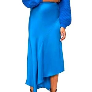 COPY - Anine Bing Bailey Silk Skirt | Vibrant Blue | M